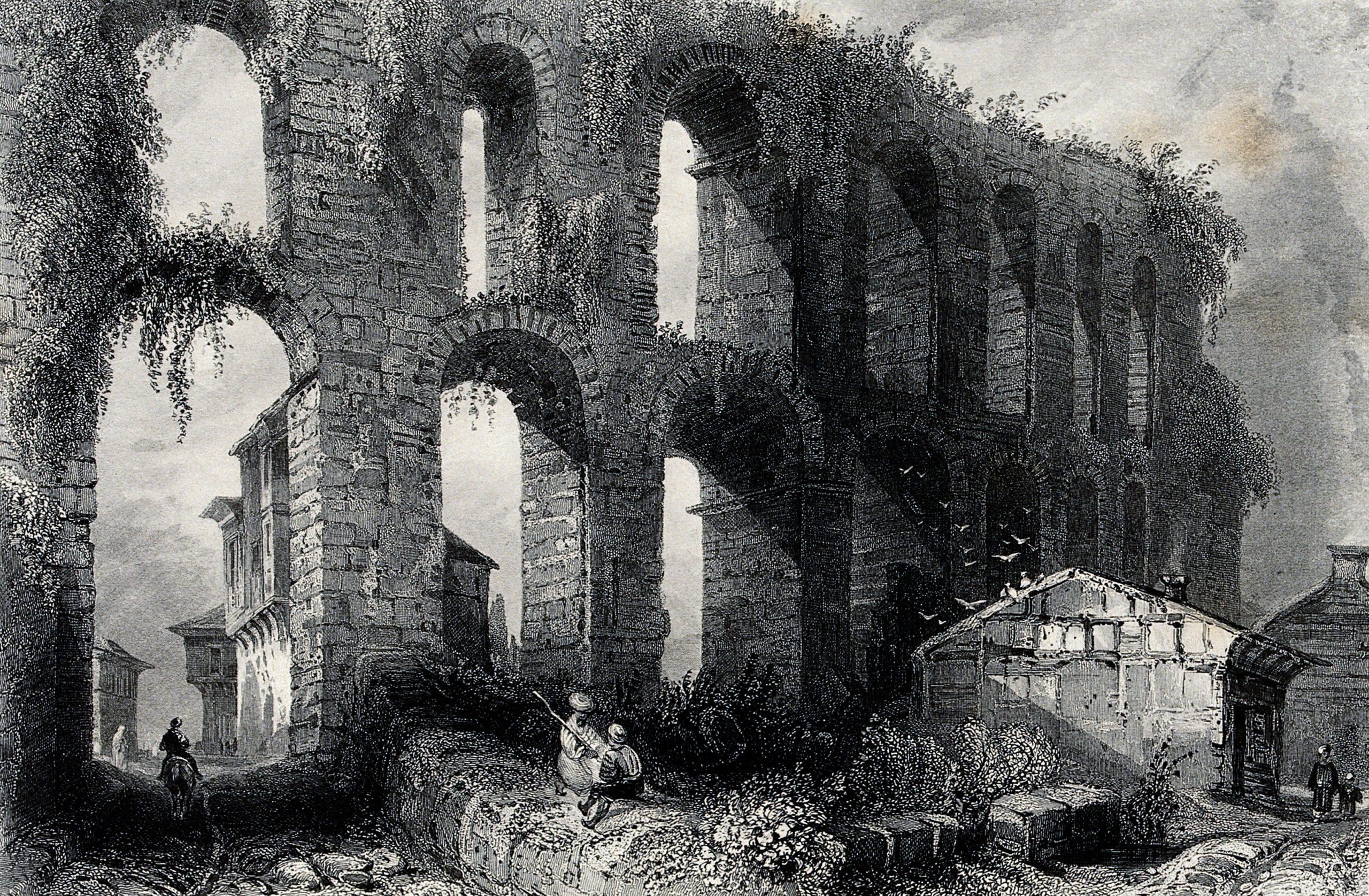 Фото акведука в древности