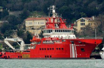 Турецкий спасательный корабль
