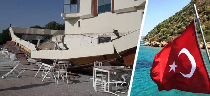 В одном из отелей Турции упала терраса