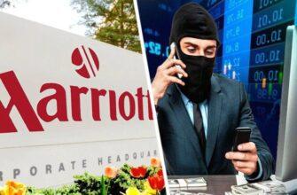 Коллаж Мариотт и человек в маске