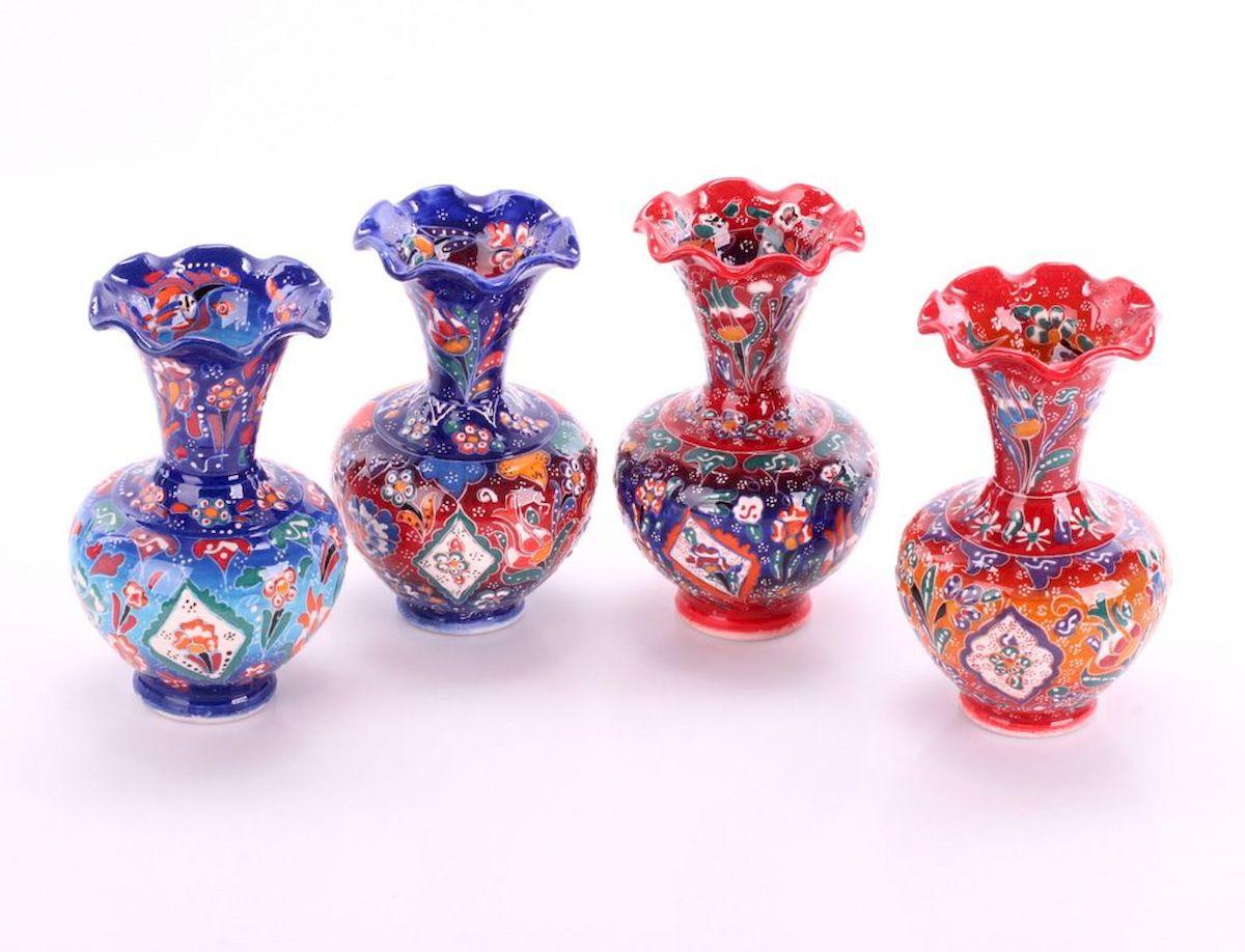 Турецкие керамические вазы различных форм и размеров